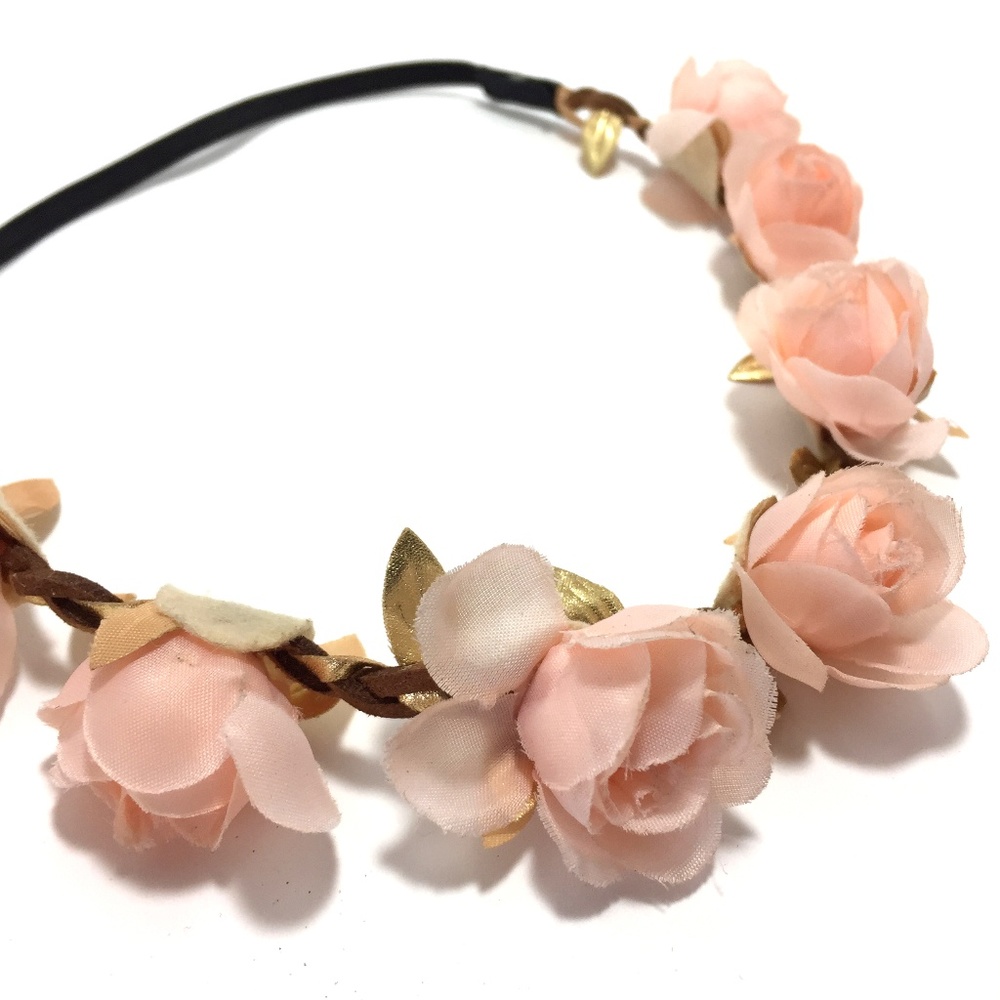 Fabric Rose Headband